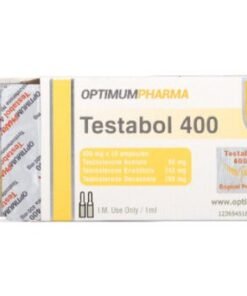 OptimumPharma TESTABOL 400 Testosterone Acetate 60 mg Testosterone Enanthate 142 mg Testosterone Decanoate 198 mg 400 Mg x 10 Ampules