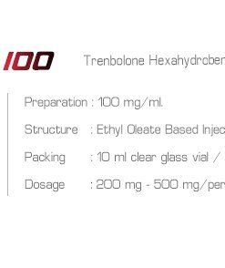 Alternative view of Ironpharma Tren-h 100 Trenbolone Hexahydrobenzylcarbonate 100mg/ml (Parabolan)